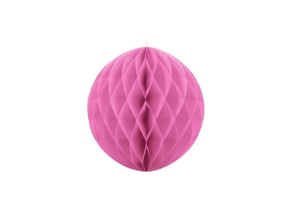 Pink papirvæv kugle, 20 cm