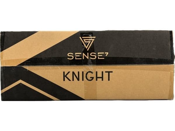 Knight stoff svart-rød