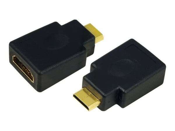 LogiLink - HDMI-sovitin - mini HDMI han til HDMI hun - lajitella