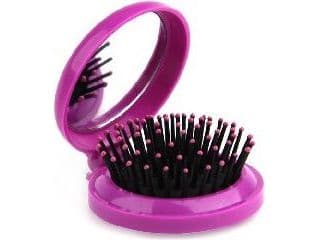 Donegal Folding Brush With Mirror