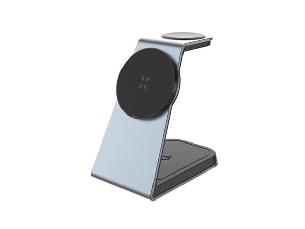FIXED FIXMPOS-AL-GR, Sisätila, USB, Langaton lataaminen, Harmaa