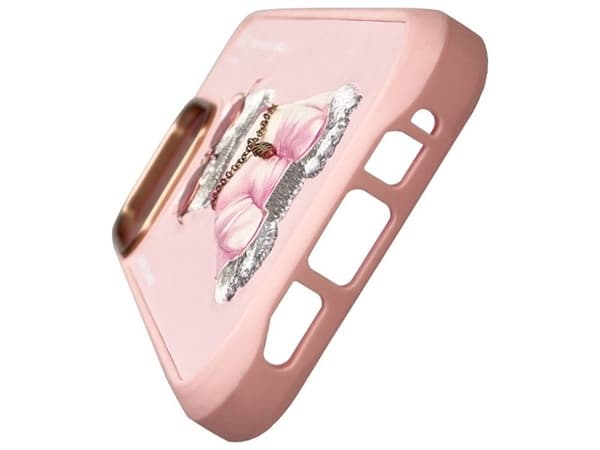 Nimmy Glasses Cool Cat-deksel til iPhone 16 Pro - rosa