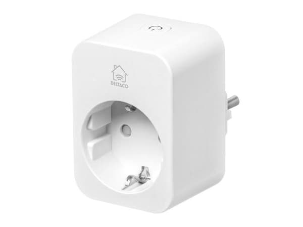 Deltaco Smart Home förbrukningsmätare för stickpropp 16A vit