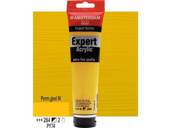 Amsterdam Expert Series akrylrör Permanent Yellow Medium 284