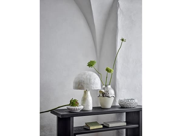BLOOMINGVILLE Silvio vase, sølv, steingods
