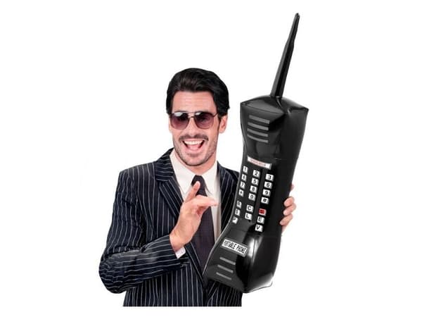 Uppblåsbar mobiltelefon