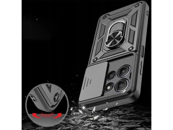 Tech-Protect Camshield Pro Motorola Moto G15 musta