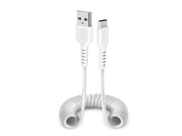 SBS TECABLETYPCS1W, 1 m, USB A, USB C, USB 2.0, Vit