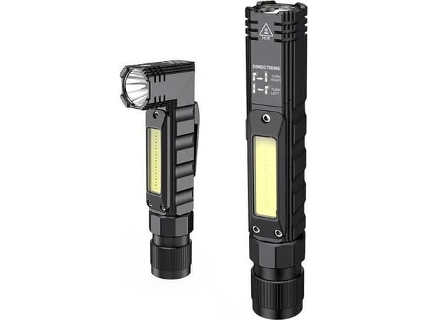 Superfire taskulamppu SupFire G19 monitoimilamppu, USB, 500lm, 200m