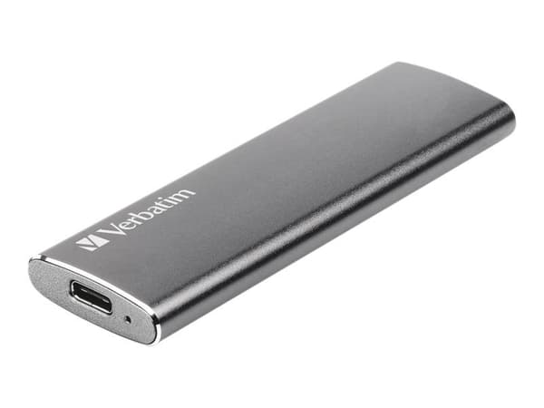 Verbatim Vx500 - SSD - 480 GB - extern (bärbar) - USB 3.1 Gen 2 (USB-C stikforbindelse) - rymdgrå