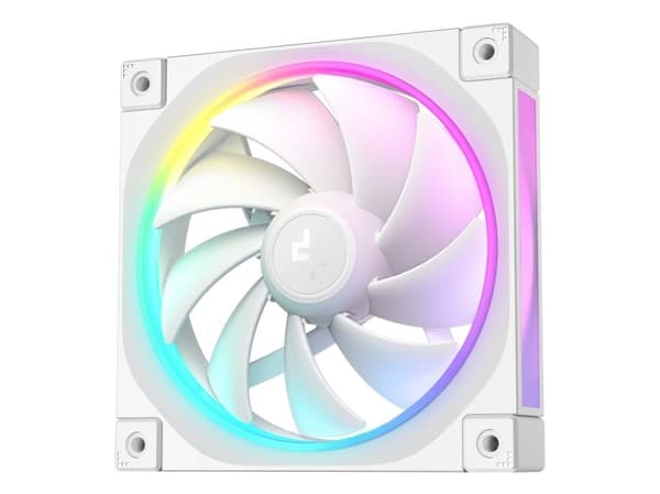 DeepCool FL12 WH, Tuuletin, 12 cm, Valkoinen