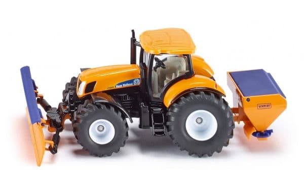 Siku 1:50 Traktor med plog og saltspreder