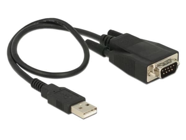 Delock - Seriell adapter - USB typ A (hane) till DB-9 (hane) - 35 cm