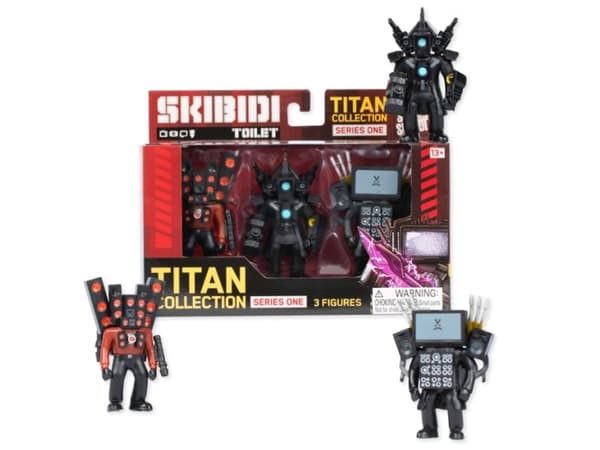 SKIBIDI WC TITAN 3 PACK