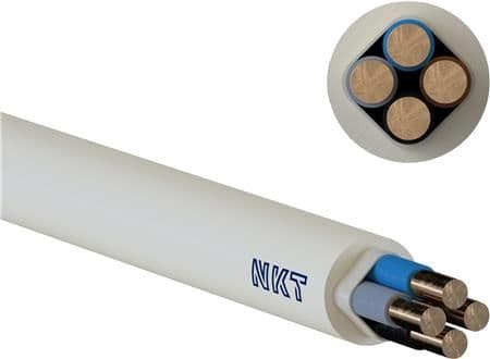Installationskabel NOIKLX 90° Dca 7G2,5 ljusgrå Rg50 (50 meter)