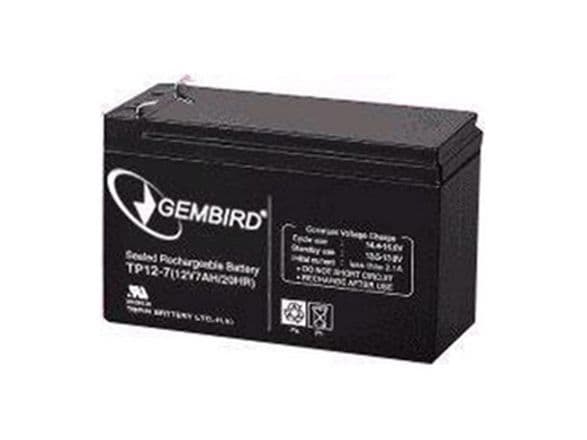 Gembird BAT-12V7AH - UPS-batteri - 1 x batteri - 7 Ah
