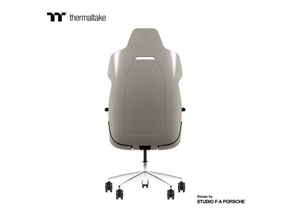 Thermaltake ARGENT E700 stol Ice Grey Metallic Alcantara Leather