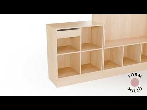 Ståbord Stig model C uden klap, birkelaminat