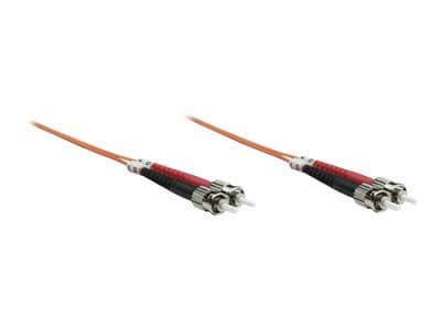 Intellinet LWL Anschlusskabel ST/ST 1m Multimode OM2 orange