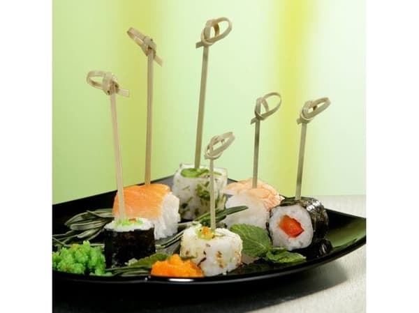 PAPSTAR - Träspett - 6 cm - för engångsbruk (250-pack)