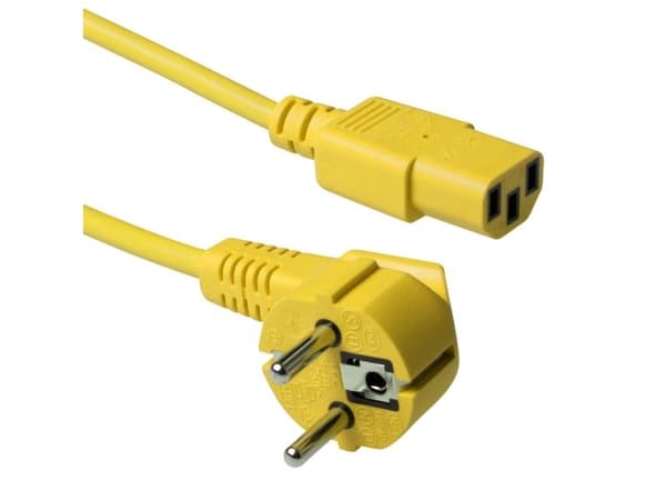 Act Cold Device Cable 0.6m, C13 Cable, Pc Power Cable, Cee 7/7 To C13 3 Pin