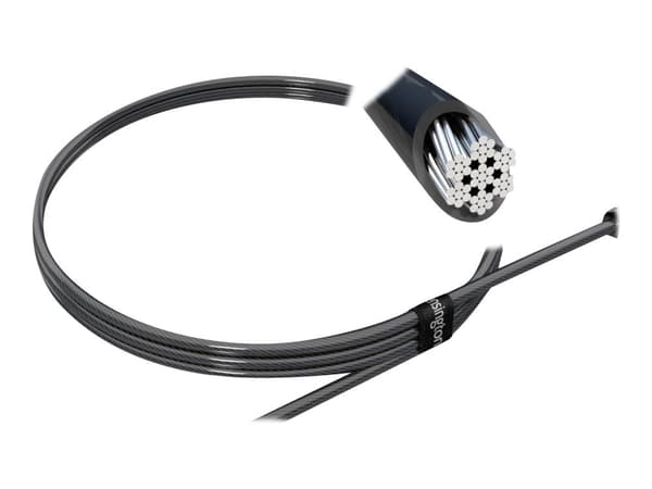 Kensington Desktop and Peripherals Locking Kit 2.0 - Master Keyed - Sikkerhedspakke for system - 2,44 m