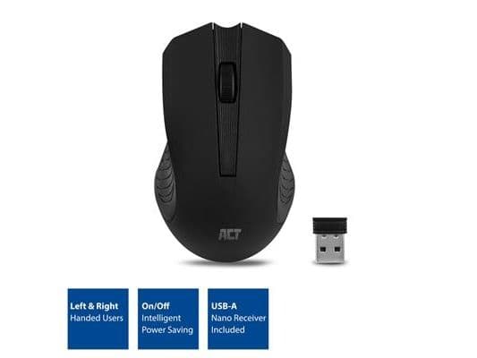 ACT Wireless Mouse Black OEM