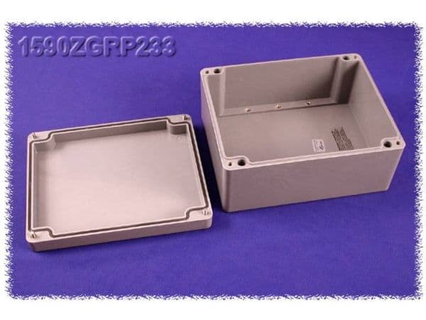 Hammond Electronics 1590ZGRP233PL Insert teräslevy Luonto 1 kpl