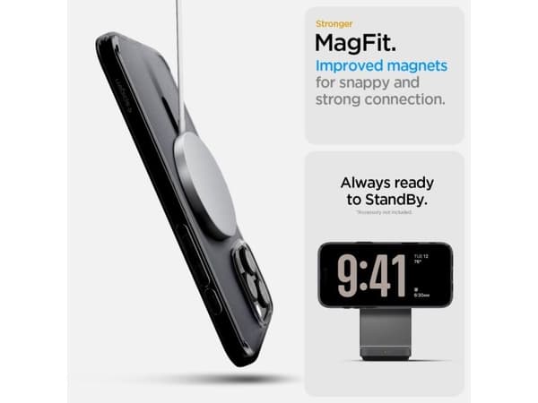 Spigen iPhone 16 Pro Max Case, Apple iPhone 16 Pro Max, Svart