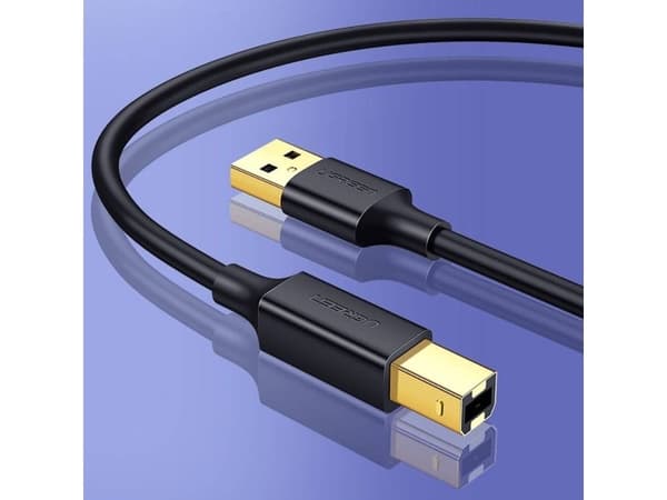 Ugreen US135, 1 m, USB A, USB B, USB 2.0, 0,48 Gbit/sek., Sort