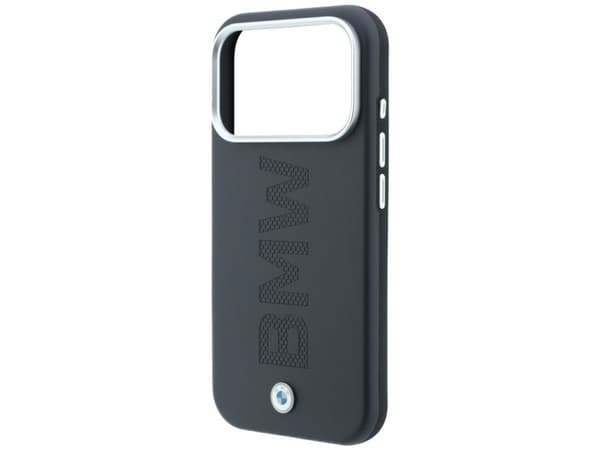 BMW Sign Centered Deboss MagSafe Case for iPhone 17 Pro / 18 Pro - Gray