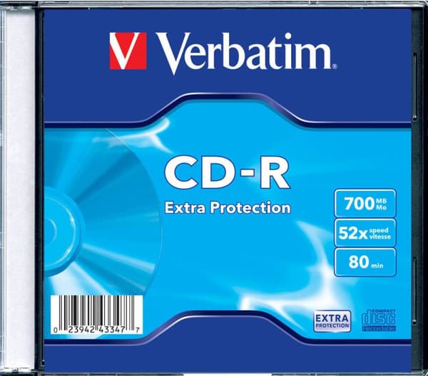 Verbatim CD-R Extra Protection, 48x, 700 MB