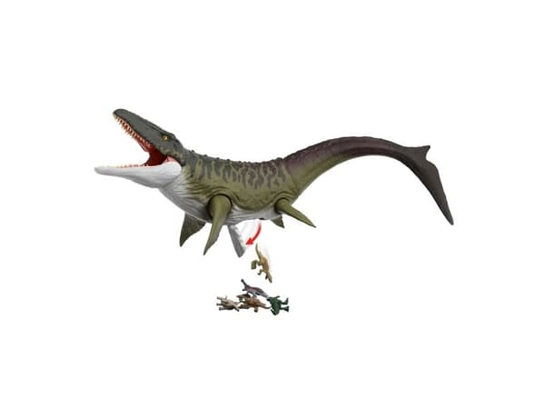 Jurassic World Super Colossal Mosasaurus, 4 År, Multifärg, Plast