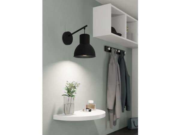 EGLO CAPOLIVERI-E VÆG L120 H140 E27 SORT