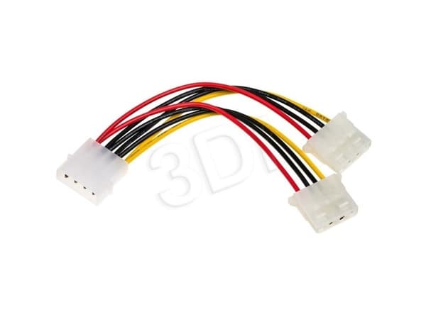 Akyga Molex - Molex x2, 0,15m, monivärinen (AK-CA-15)