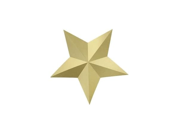 Guldfärgade dekoration stjärnor