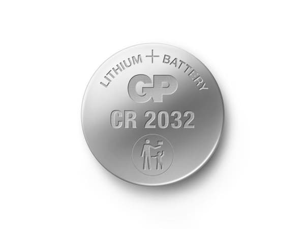 GP knapcelle, Lithium, CR2032, 5-pak