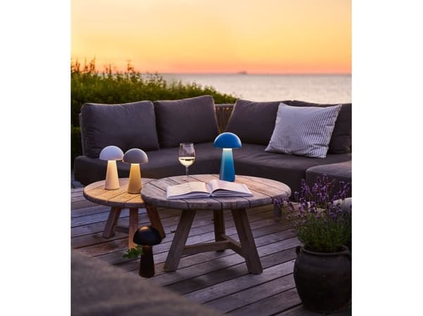 Sirius Sam Genopladelig Lampe - Sort - H 28 cm