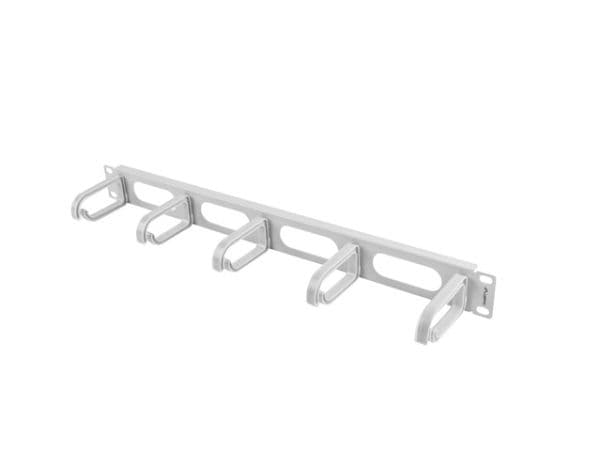 Lanberg Typ B - Rack-kabel styrepanel - RAL 7035 - 1U - 19"