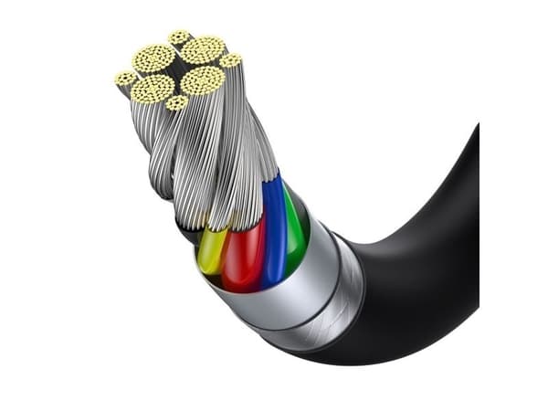 Baseus CATYS-C01, 2 m, USB C, USB C, 0,48 Gbit/s, Musta