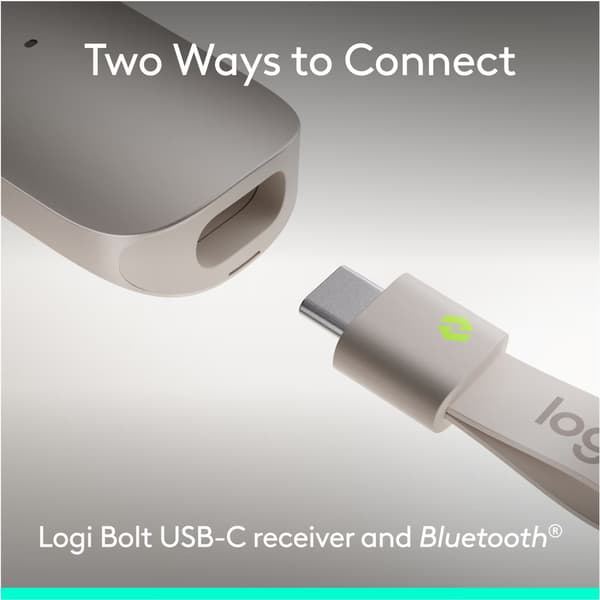 Logitech Spotlight 2 - Presentationsfjärrkontroll - radio - sand