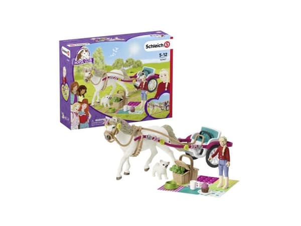 Schleich liten vogn til den store hesteutstillingen