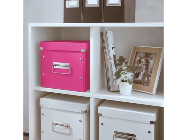 Leitz Click & Store Cube Medium - Lagerboks - rosa