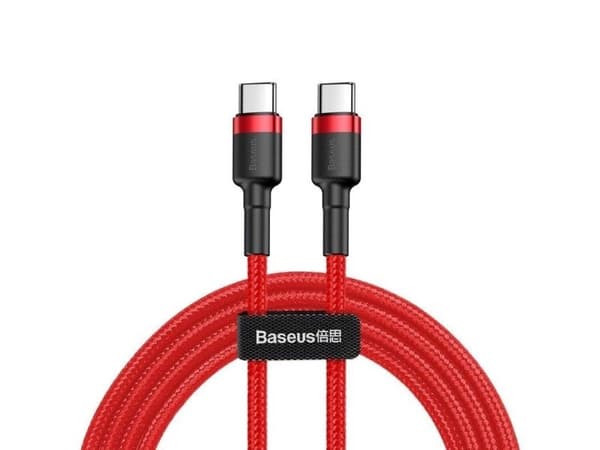Baseus 6953156285194, 1 m, USB C, USB C, Punainen