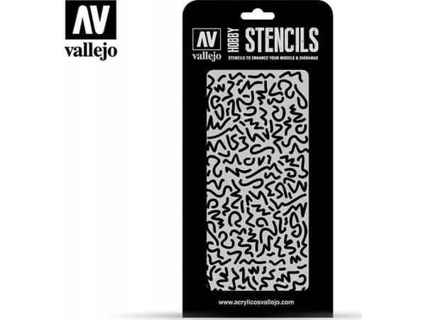 Vallejo stencils - Luftwaffe WWII shingle camo