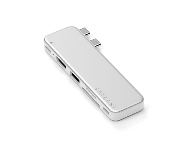 Satechi USB-C Snap Hub för MacBook Neo - Silver