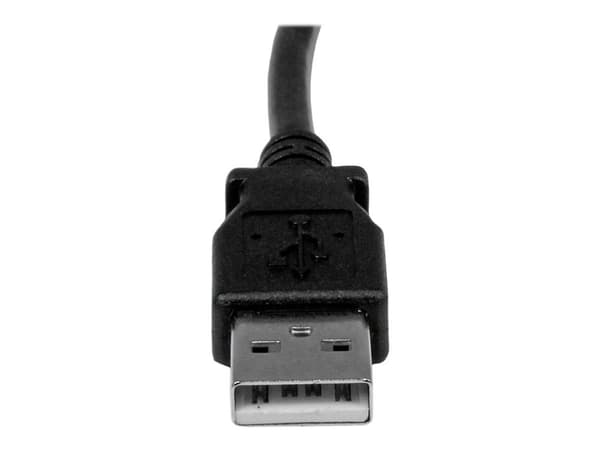 StarTech.com 2m USB 2.0 A to Right Angle B Cable Cord - 2 m USB Printer Cable - Right Angle USB B Cable - 1x USB A (M), 1x USB B (M) (USBAB2MR) - U...