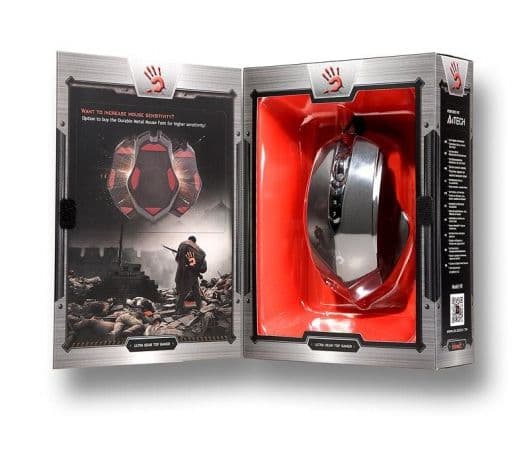 A4Tech Bloody V8m - Mus - optisk - 8 knapper - kablet - USB