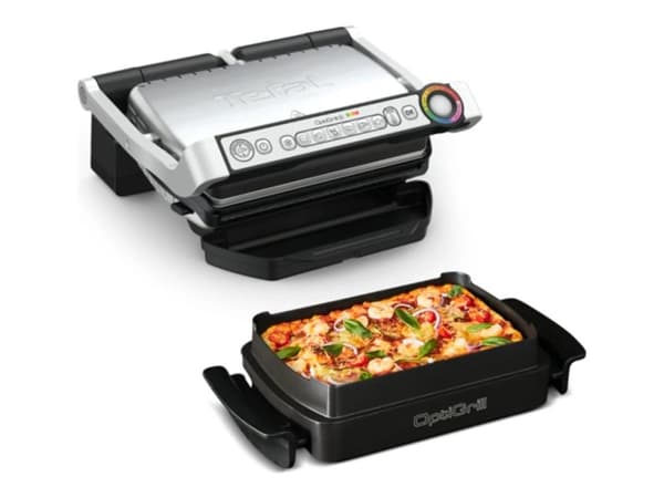 Tefal OptiGrill+ GC714D - Grill - elektrisk - 600 cm2