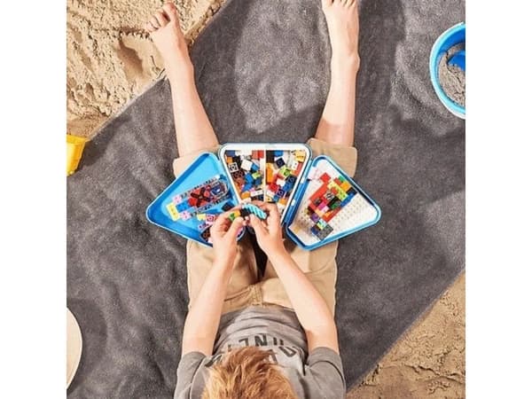 Trunki bärbar leklåda, förvaringsbox TeeBee - röd